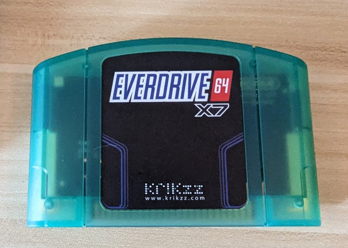 Krikzz EverDrive 64 X7 Green with Case and Instruction Booklet eBay
