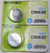 2 PACK CR1632 3V LITHIUM BATTERY (EXP 12/29) DL1632 ECR1632 FREE SHIPPING