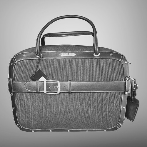 $325 Samsonite Black Label Vintage Collection Laptop Briefcase Document Holder - Picture 2 of 5