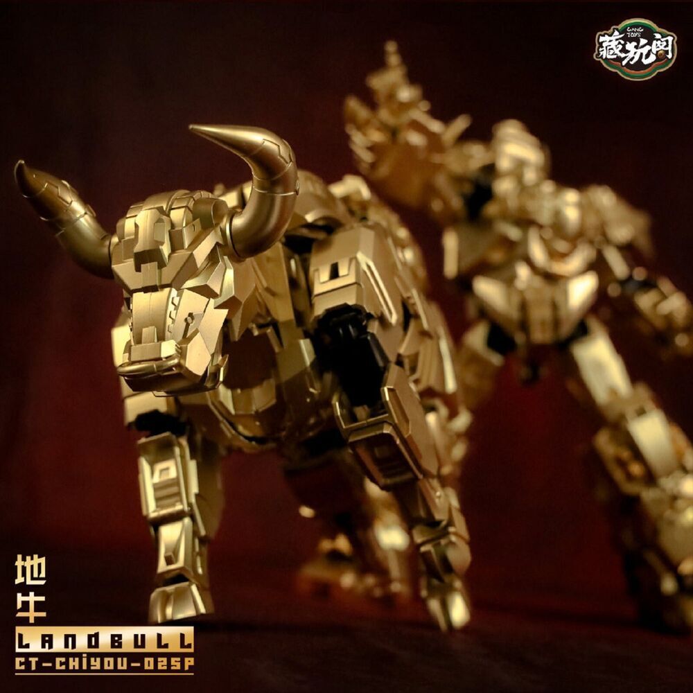 New Cang Toys Chiyou CT-02SP Landbull Golden Limited Ver New Cang Toys Chiyou CT-02SP Landbull Golden Limited Ver