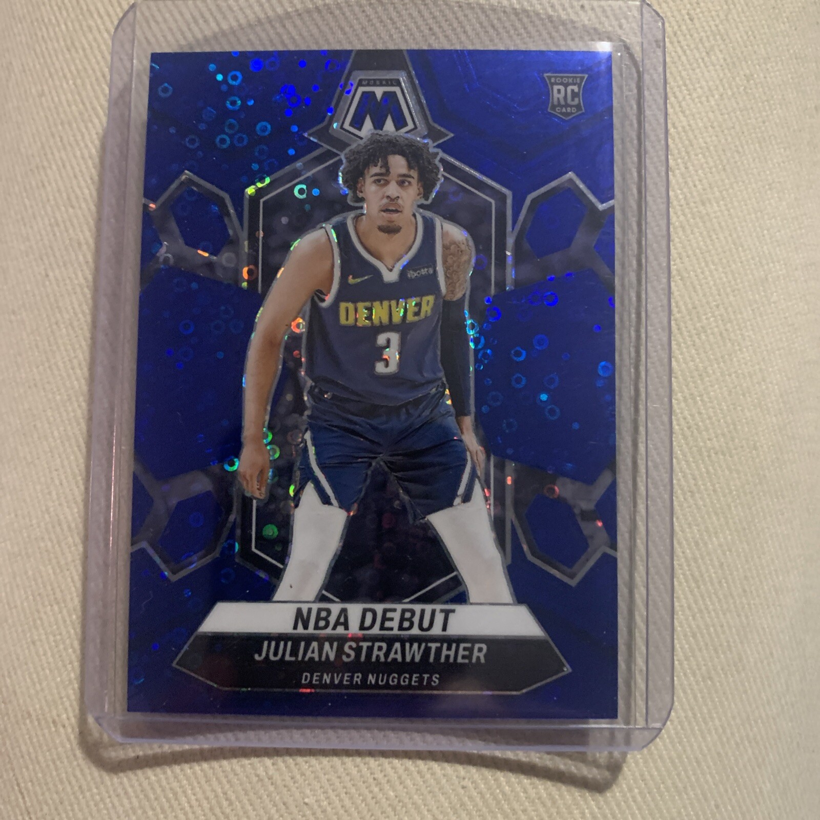 2023 Mosaic Fast Break Blue #256 Julian Strawther #/85🔥🔥🔥