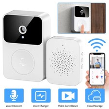 Smart Wireless WiFi Video Doorbell Night Vision Camera Door Bell Ring Intercom