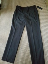 NWT CARLISLE brown wool pants, sz 14