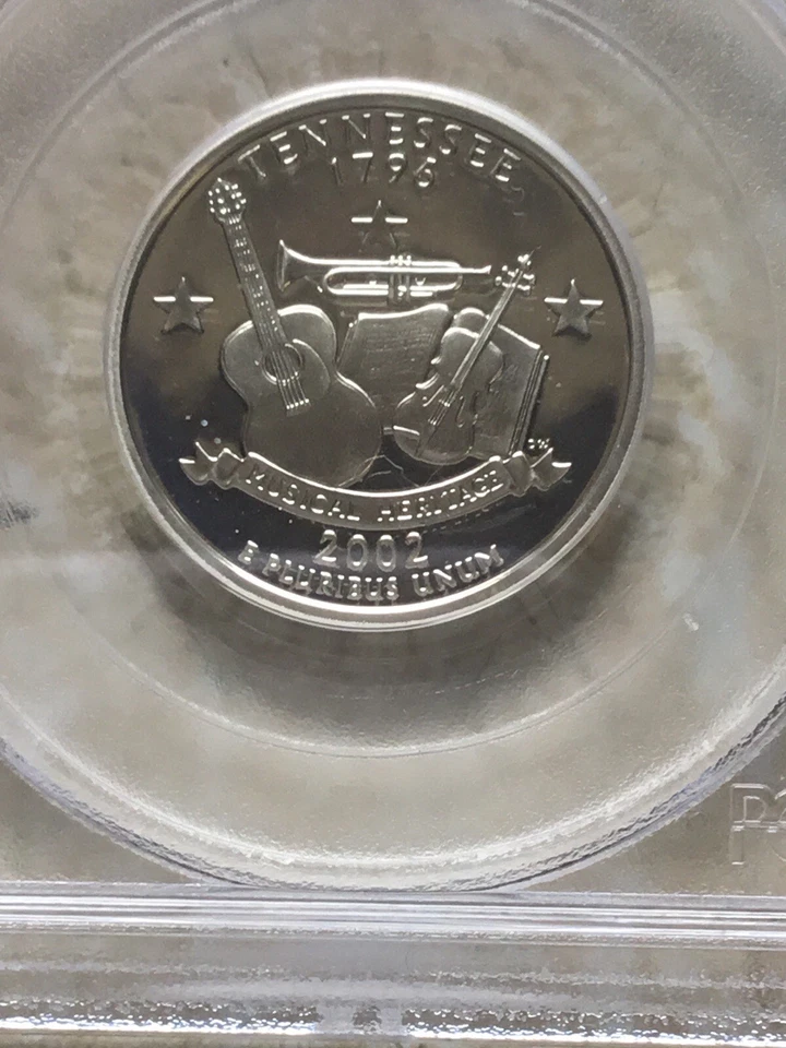 2001 -S 25C SILVER Tennessee STATE QUARTER  PR68 PCGS Coin - Image 2 of 4