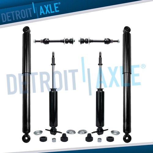 2WD Front and Rear Shock Absorbers Sway Bars for 2002 2003 2008 Dodge