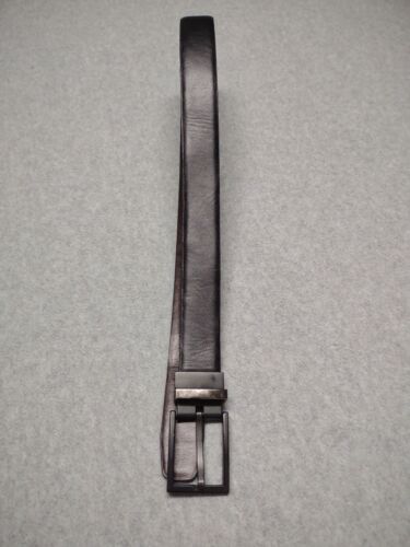 Guess Men's Leather Belt Size 30 Black - Chocolate Reversible