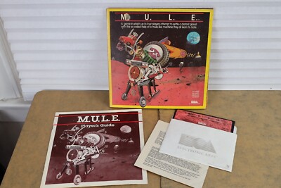 MULE Electronic Arts Video Game M.U.L.E. Atari Commodore 64 1983 Vintage 80 s