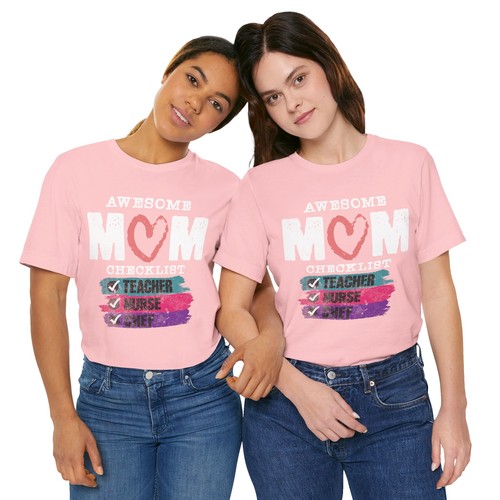 Awesome Mom Checklist Mother's Day Tshirt New Mom Gift Idea Mom to Be - Picture 109 of 121