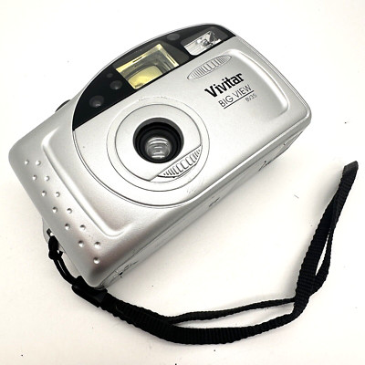 Vivitar Big View BV35 35mm Point & Shoot Film Camera Auto Focus Add Batteries