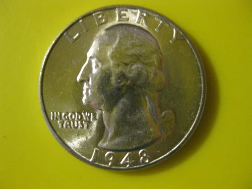 1948 Washington Quarter Dollar Gem BU++!