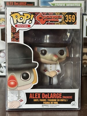 Funko Pop Figur Movies Clockwork Orange Alex DeLarge Masked 359 Mit Protektor