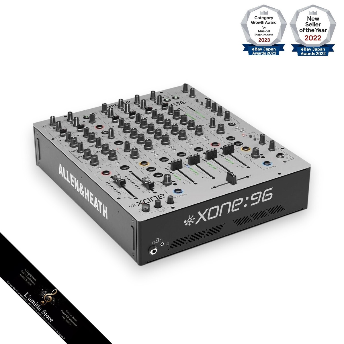 Allen & Heath Xone:96 4 Channel DJ Equipment Mixer Analog XONE96 