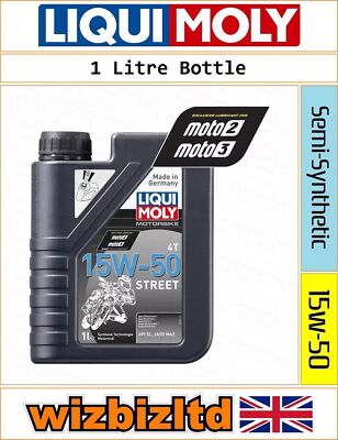 Triumph Daytona 675 2006-2012 [Liqui Moly Engine Oil] [1L Semi Synthetic  15W-50] UK