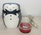Yankee Candle Porter Penguin Scenterpiece Warmer Frosty Gingerbread