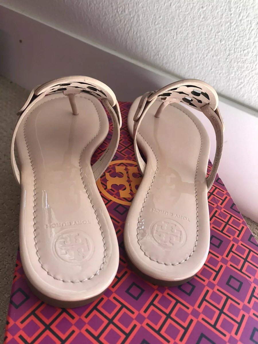 【Tory Burch】MILLER パテント サンダル／シーシェルピンク NWOT TORY BURCH MILLER SANDAL PATENT LEATHER LIMITED EDITION