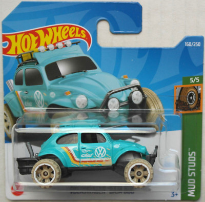 Hot Wheels VW Volkswagen Käfer Beetle Baja Bug türkis Mud Studs Neu/OVP HW Auto