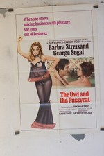 THE OWL AND THE PUSSYCAT 70X100 ORIGINAL MOVIE POSTER BARBARA STREISAND