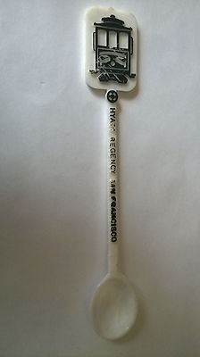 Hyatt Regency San Francisco Swizzle Stick Drink Stirrer Spoon Trolley on  End