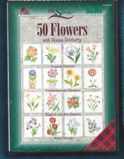 Factory Sealed DVD-Donna Dewberry-50 Flowers-Plaid One Stroke-FolkArt