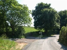 Photo 6x4 Approaching Diptford The lane from Diptford Green reaches the v c2009