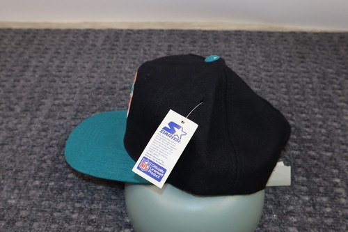 Gorra gorra vintage de los Miami Dolphins Starter Proline lana logotipo trasero a presión negro verde azulado - Imagen 8 de 16