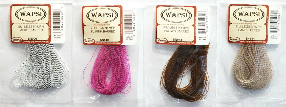 Sili Legs NYMPH Wapsi USA perfectly barred 12 Farben Auswahl Sili Legs NYMPH - Bild 2 von 4