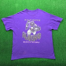 Baltimore Ravens Tshirt Mens XL Playoffs Believe in the Purple Sports Football