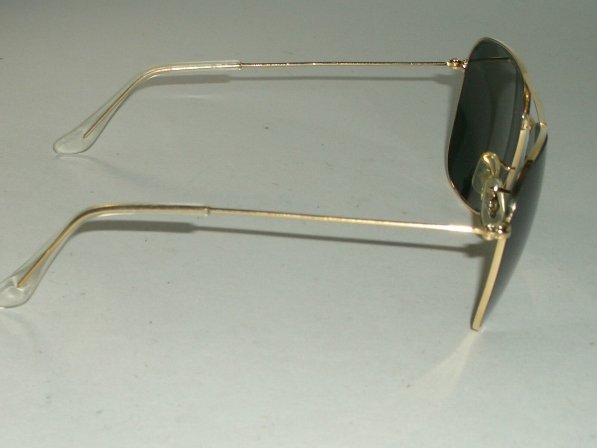 1960's 58mm VINTAGE B&L RAY BAN GEP G15 CRYSTAL CARAVAN AVIATOR