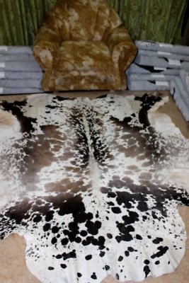 36.1 Ft Original Cowhide Rug/fur skin, Fully Processed Cow Hide Upholstery Skin