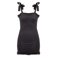 PrettyLittleThing Sexy Black Bodycon Dress