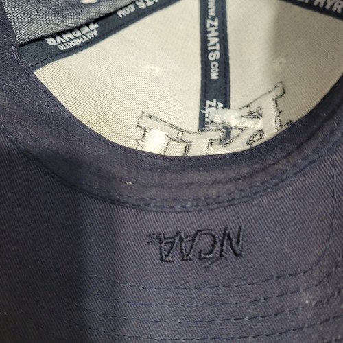 Kansas Jayhawks KU Baseball Cap blau Denim Look Golfmütze Zephyr Gr. M/L - Bild 7 von 9