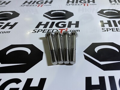 Titanium Sprint Car Rear Motor Plate Bolts 3/8-24x2.500  4pc Kit Lightweight Ti