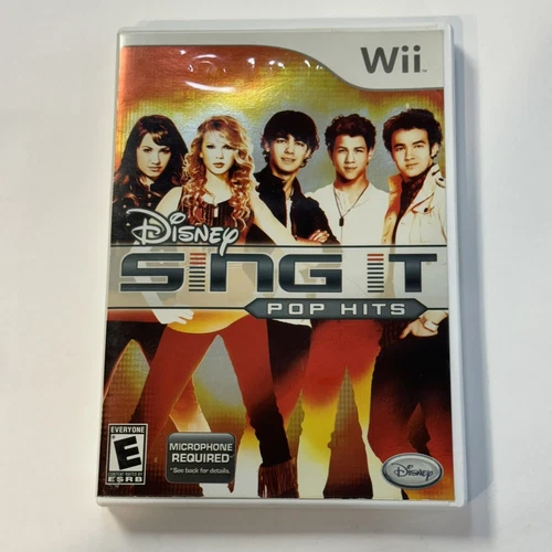 Disney Sing It: Pop Hits - Nintendo Wii Game with case and manual