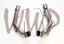 3" Stainless Dual Axle-Back Exhaust Muffler Pipe 11-14 Ford Mustang GT 5.0L V8