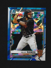 2021 Bowman Chrome Sapphire Heliot Ramos BCP-69 San Francisco Giants