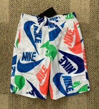 Nike Shorts Trunks Swim Casual Mesh Lined CW1023 Older Kids Boys Youth M 10 11