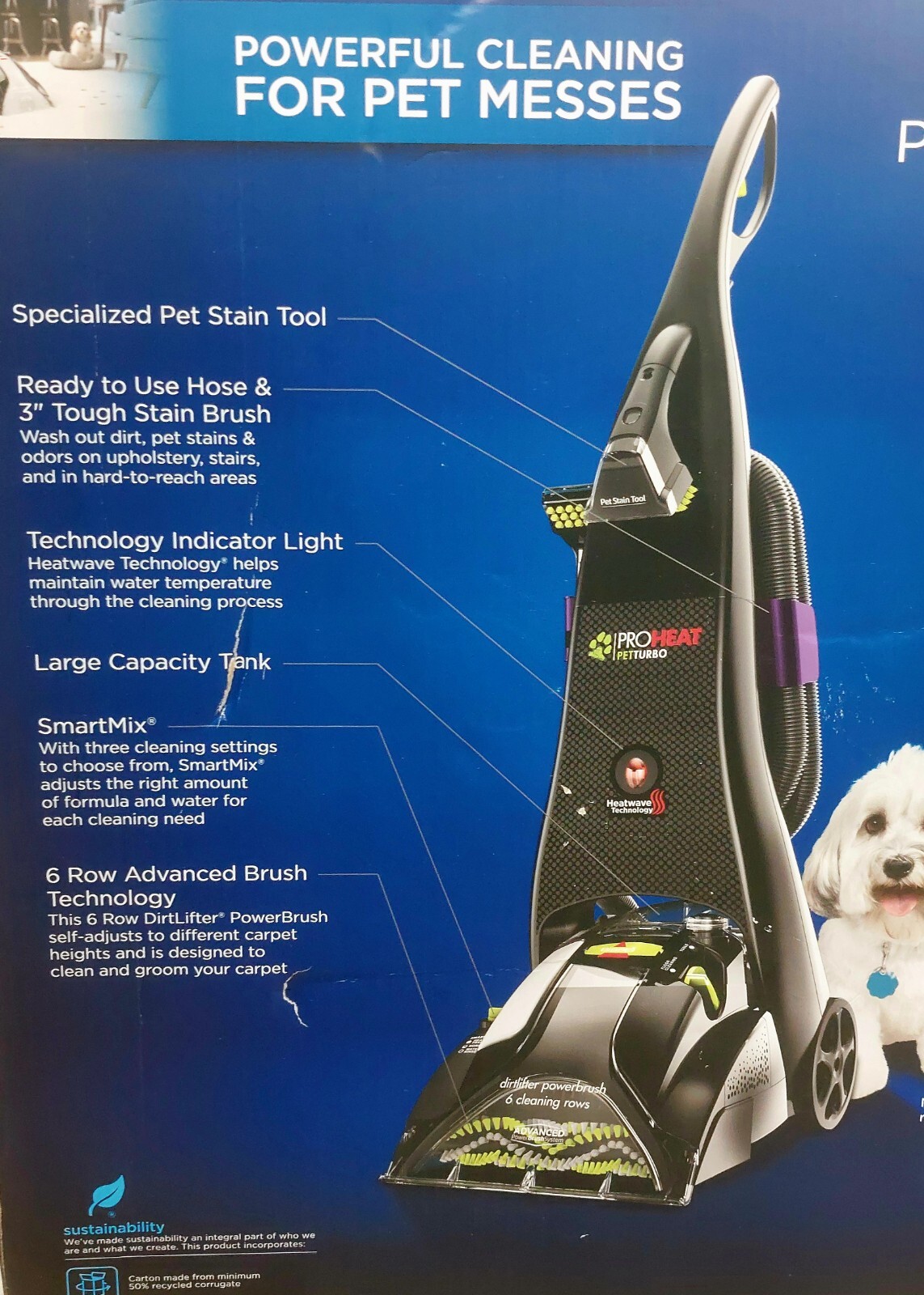 BISSELL Mod. 1799V PROHEAT PET Turbo Carpet & Upholstery Deep