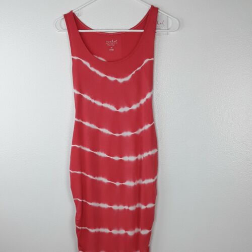 Isabel Ingrid Maternity Maxi Dress XS Red White Stripes Sleeveless Tall NWT