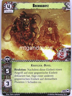 Warhammer 40000 Conquest LCG - Brennaboyz  #069 - Base Set dt.