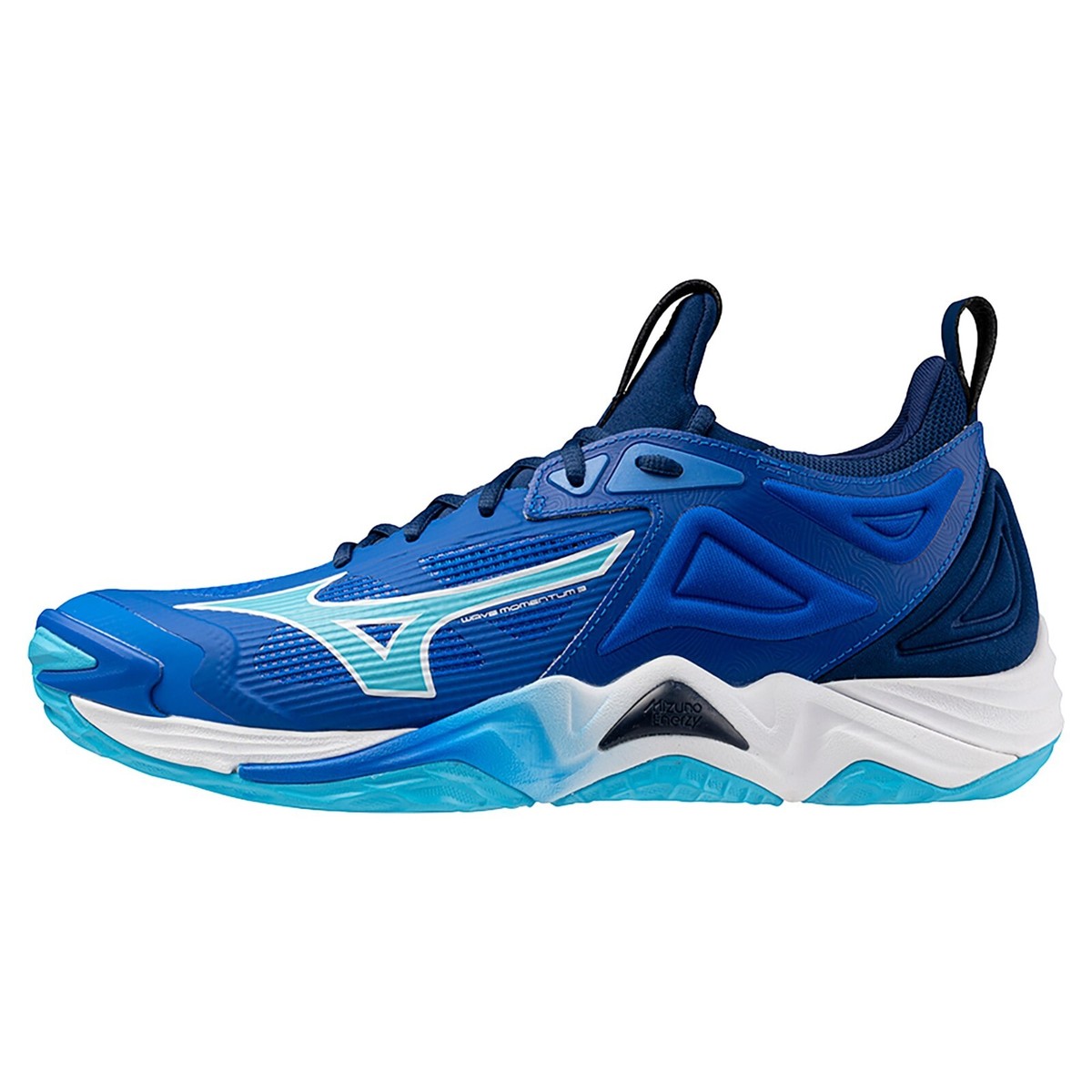 Mizuno Wave Momentum 3 Blue White Navy Volleyball V1GA231201 Men's