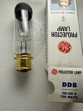 DDB "DDW, DDY"projector lamp projection light bulb 115-120v 750w, G.E. brand