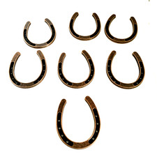 Horseshoe Crafts Home Barn Wedding Decor Horseshoe Bronze Lot 0f 7