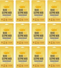 Gold Facial Mask Skincare Korean Beauty Wash Off Face Mask Skin Care 12 pack NEW