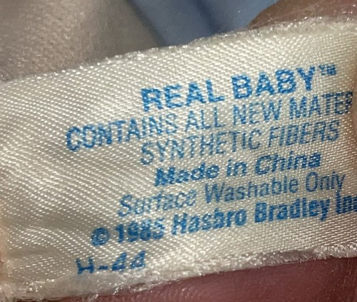 Vintage 1985 Hasbro Real Baby J. Turner 20" Weighted Doll w/Outfit Lifelike - Picture 12 of 14