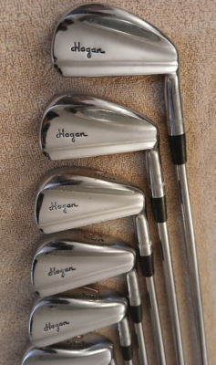 TZ GOLF - VINTAGE BEN HOGAN RADIAL 3-SO Irons, Apex 4 Stiff Flex