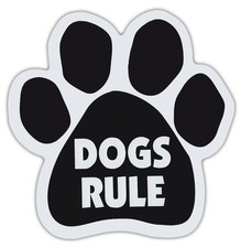 Dog Paw Shaped Magnets: DOGS RULE | Dogs, Gifts, Cars, Trucks