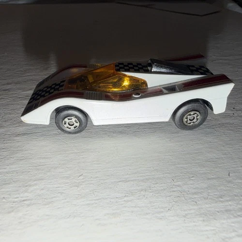 Matchbox Lesney Hairy Hustler 1971 No. 7 Superfast White Red And Black