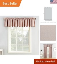 Barrow Energy Efficient Rod Pocket Curtain Valance Pair, 18"L x 54"W