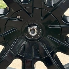 C-css152426b Lexani Css-15 Gloss Black Bolt On Center Cap