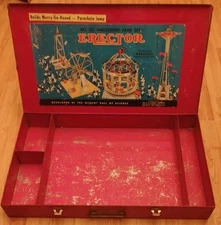 Gilbert Erector Set No. 10 1/2 Amusement Park Set Steel Case 